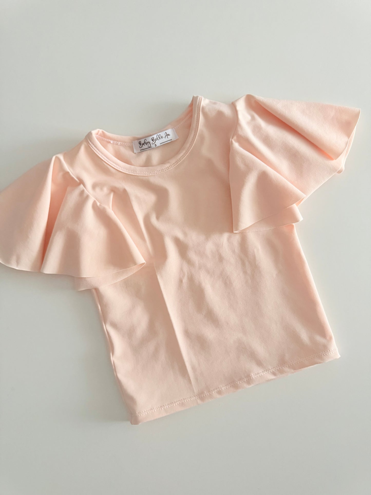 BUTTERFLY FLUTTER TOP | VANILLA