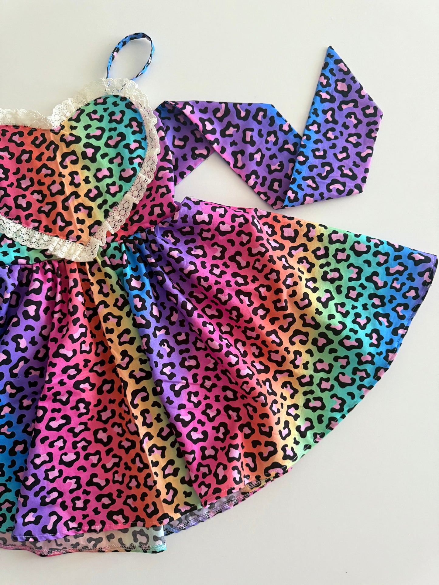 LOVELY DRESS | RAINBOW LEOPARD