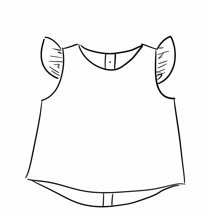 FLUTTER BLOUSE | CHRISTMAS