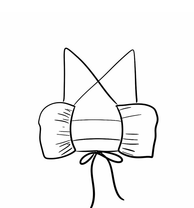 MAMA FRONT TIE BIKINI TOP | PREORDER