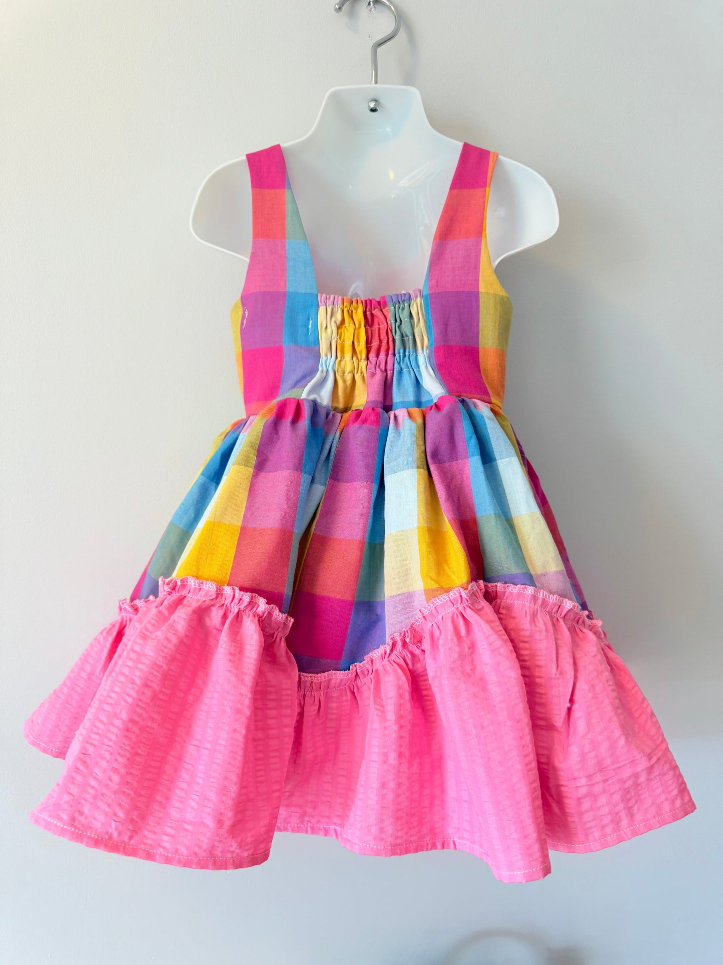 PINK GINGHAM DRESS | OOAK SIZE 4