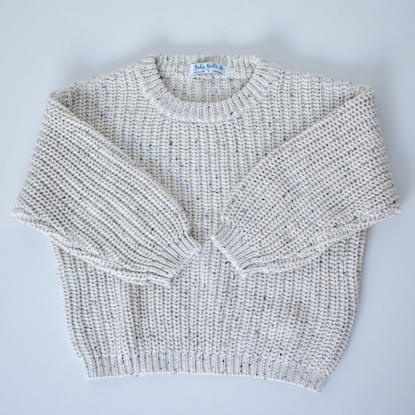 KNIT JUMPER | OFF WHITE SPECKLE