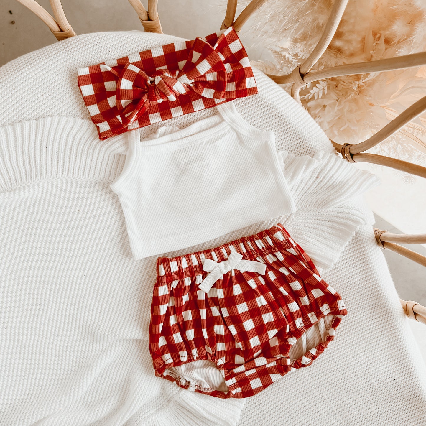 BLOOMERS | RED GINGHAM