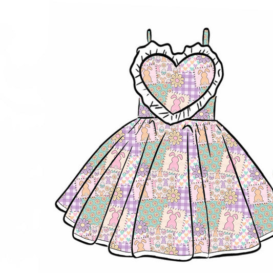 LOVELY DRESS | PATCHWORK BUNNIES