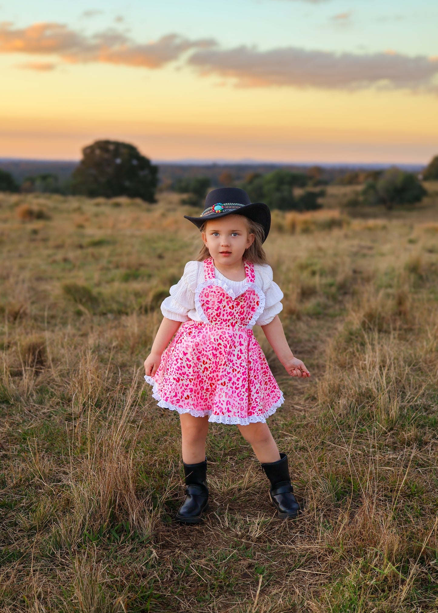 HEART SPINNY PINNY | PINK LEOPARD
