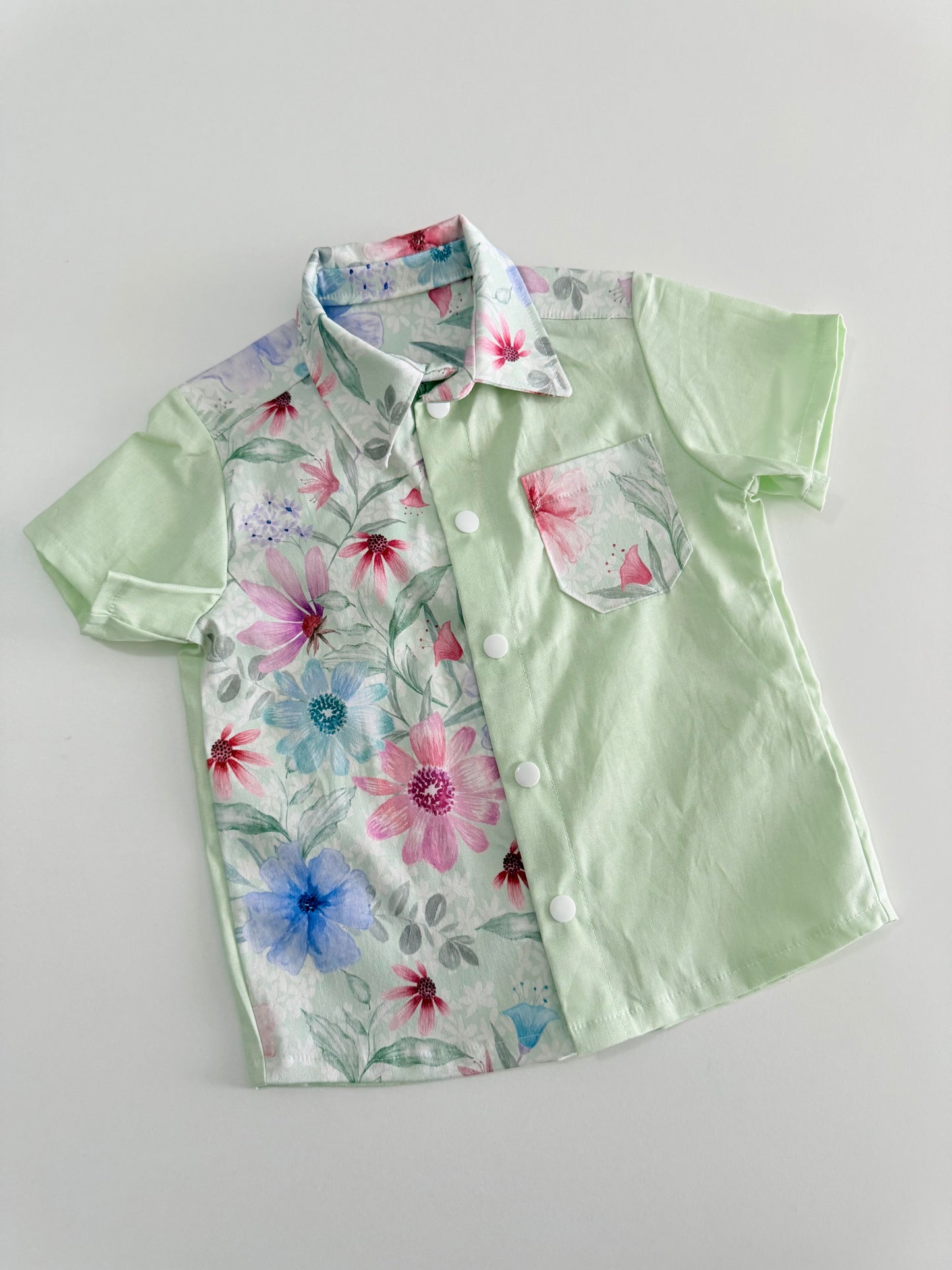 SPLICE SNAP SHIRT | OOAK SIZE 2