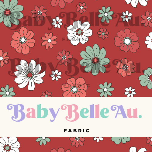 CHRISTMAS GROOVY FLORAL | PREORDER