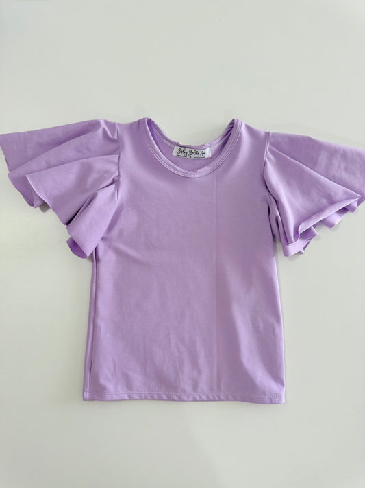 BUTTERFLY FLUTTER TOP | LAVENDER