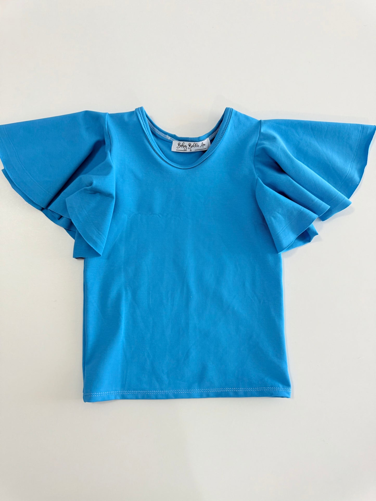 BUTTERFLY FLUTTER TOP | AZTEC BLUE