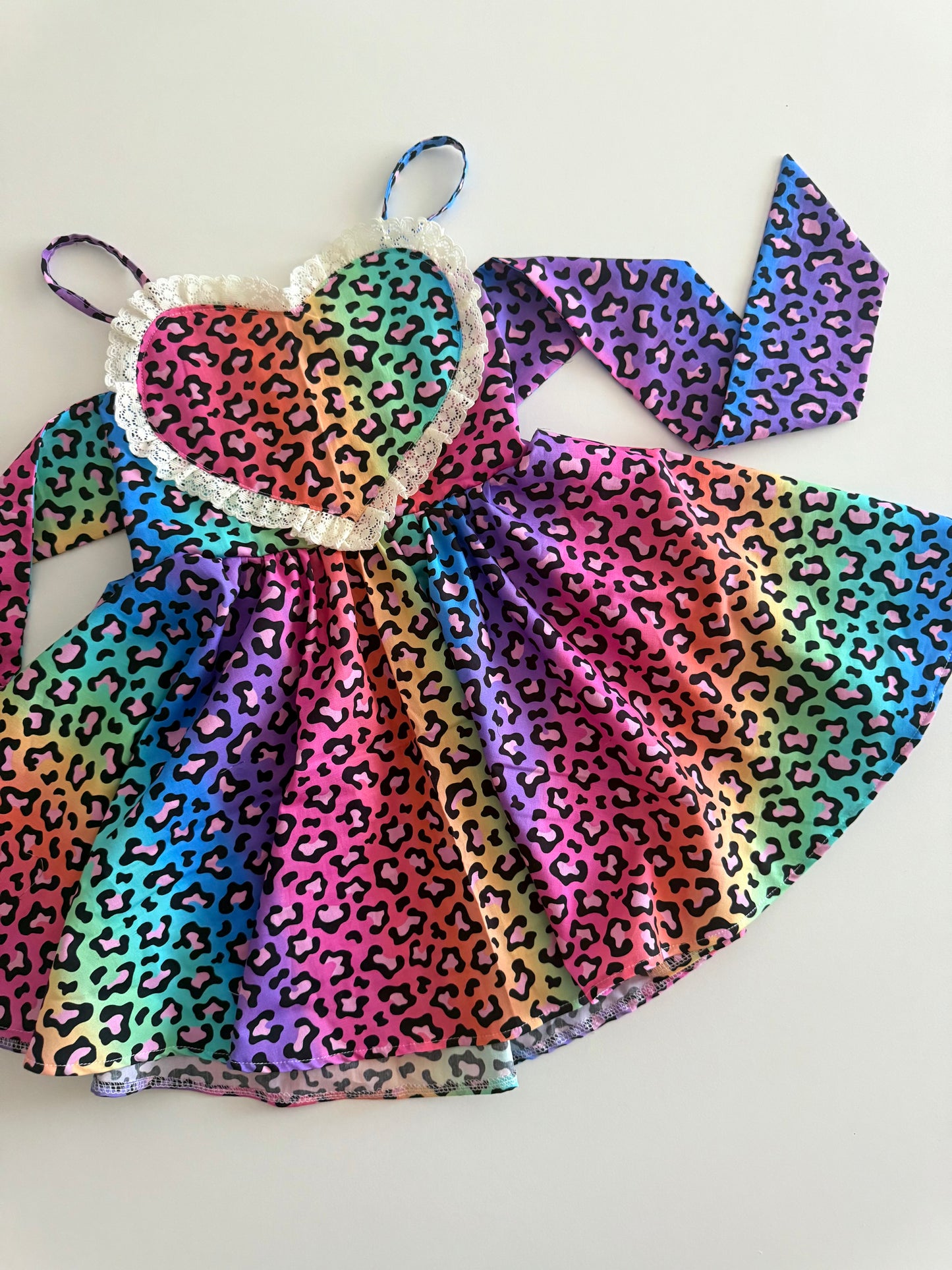 LOVELY DRESS | RAINBOW LEOPARD