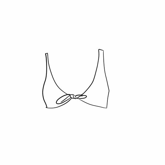 MAMA PUSH UP FRONT TIE BIKINI TOP | PREORDER