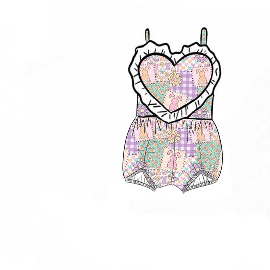 LOVELY ROMPER | PATCHWORK BUNNIES