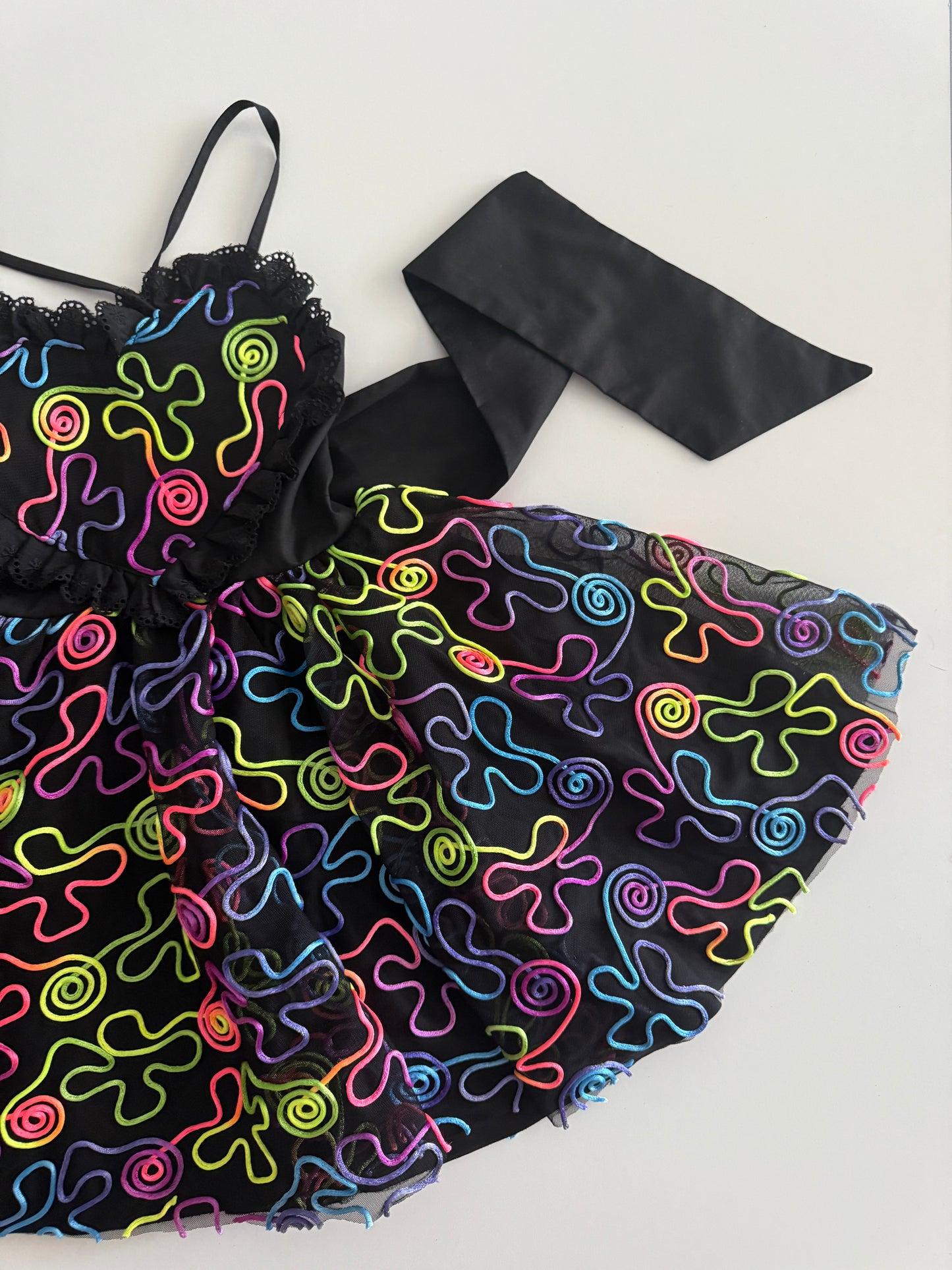 LOVELY DRESS | NEON SQUIGGLE