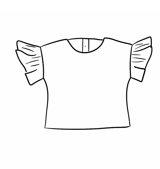 RUFFLE BLOUSE | CHRISTMAS