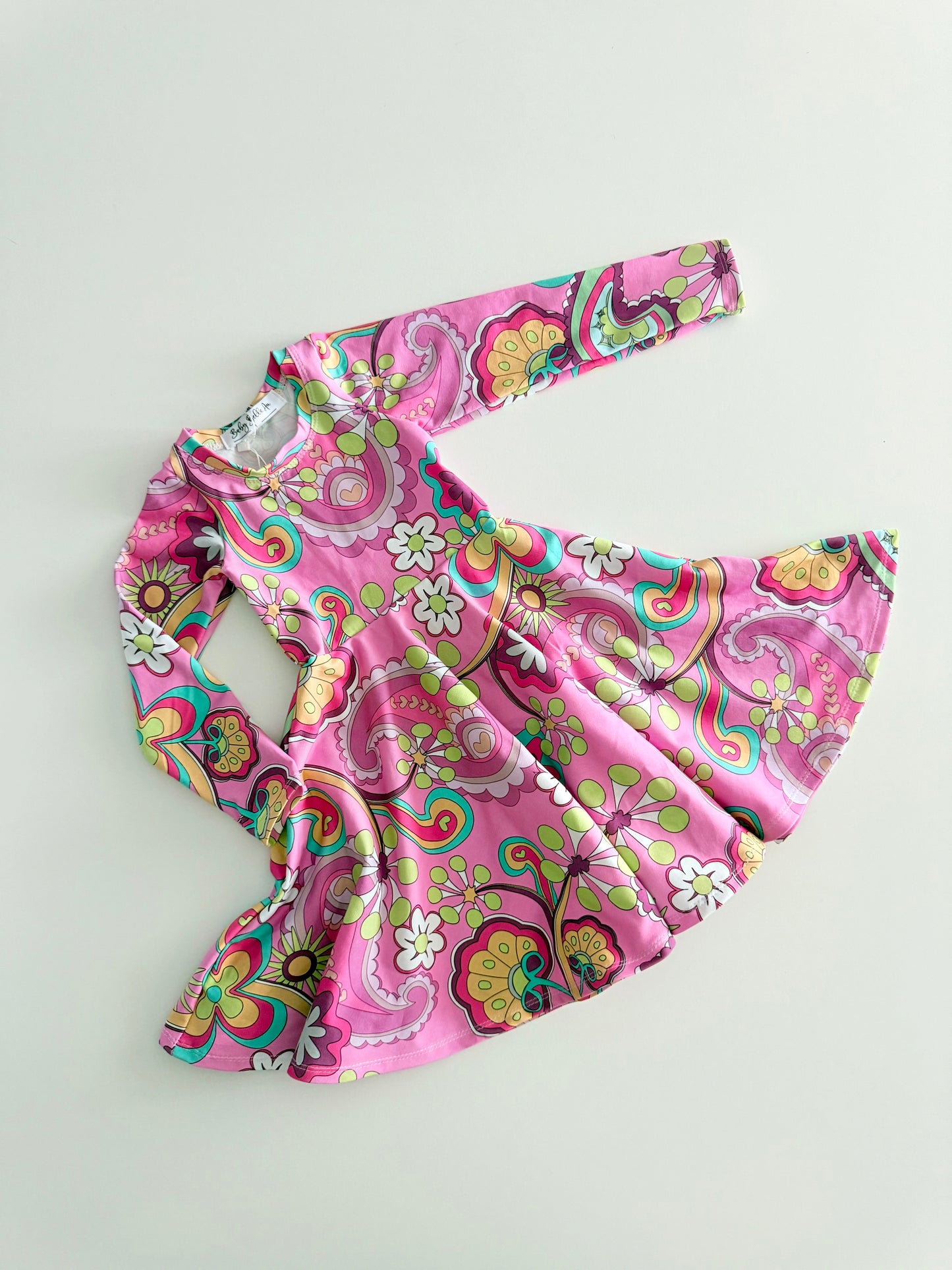 PINK GROOVY TWIRLING DRESS | LIMITED EDITION