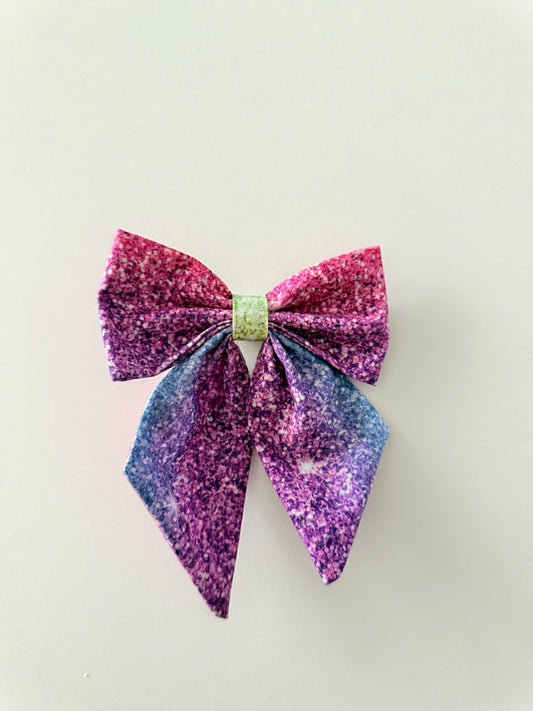 SAILOR BOW | RAINBOW GLITTER
