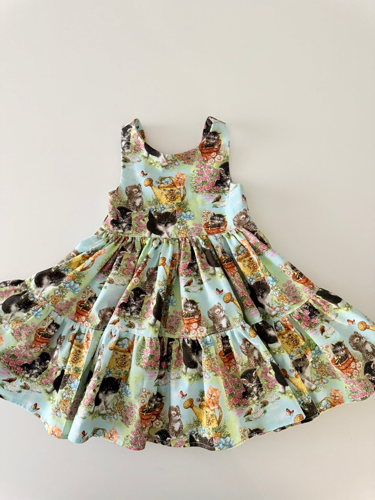 TIERED SCOOP DRESS | OOAK SIZE 4
