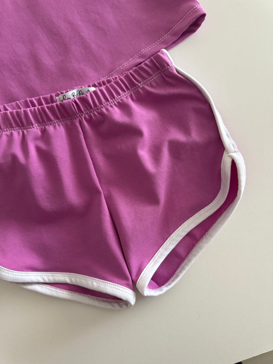 RETRO COZY SHORTS | FUSCHIA