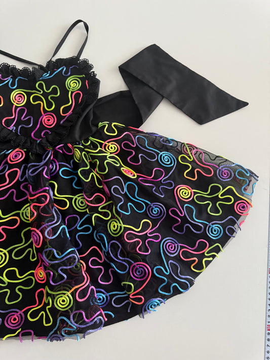 LOVELY DRESS | NEON SQUIGGLE