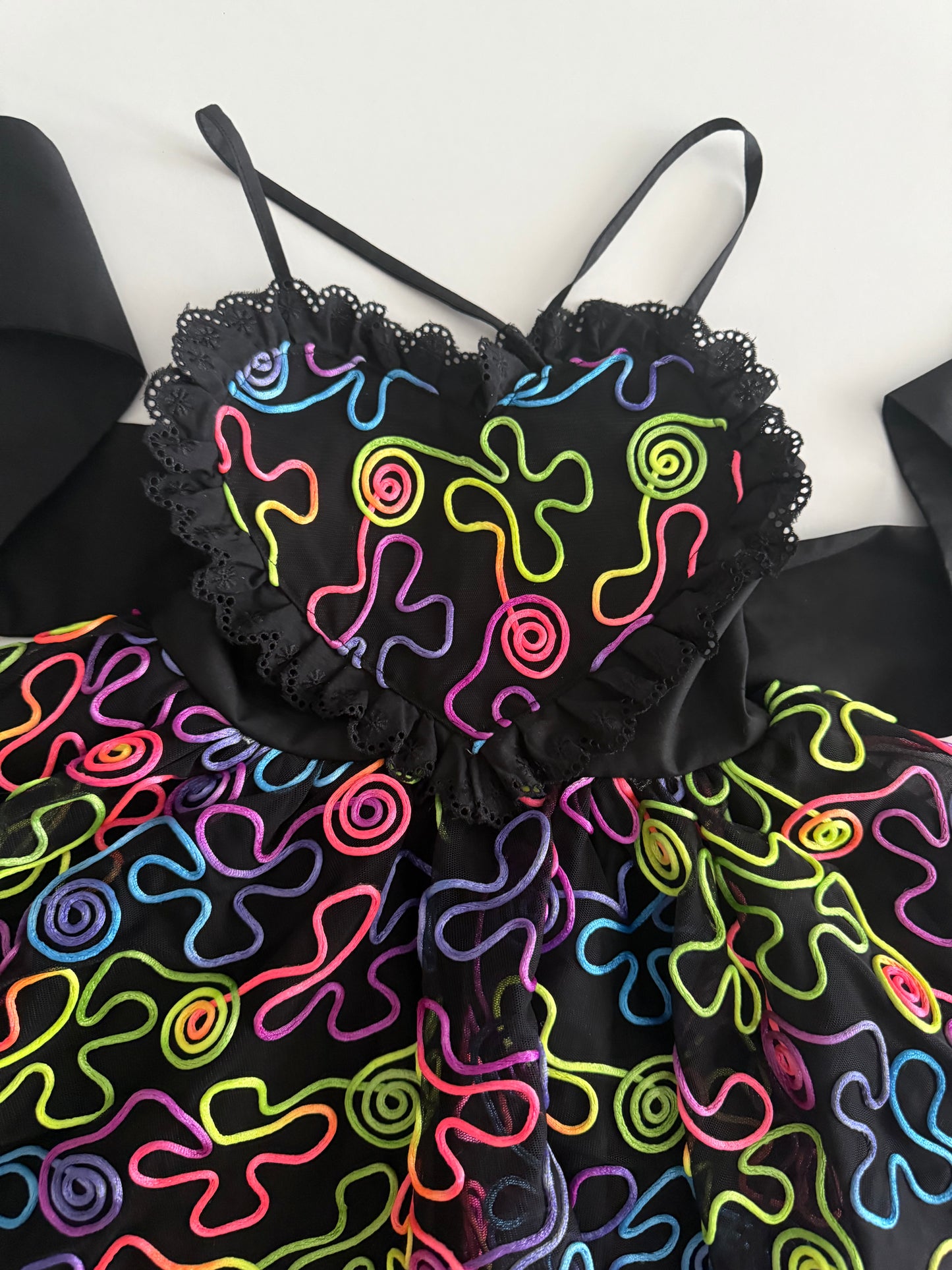 LOVELY DRESS | NEON SQUIGGLE