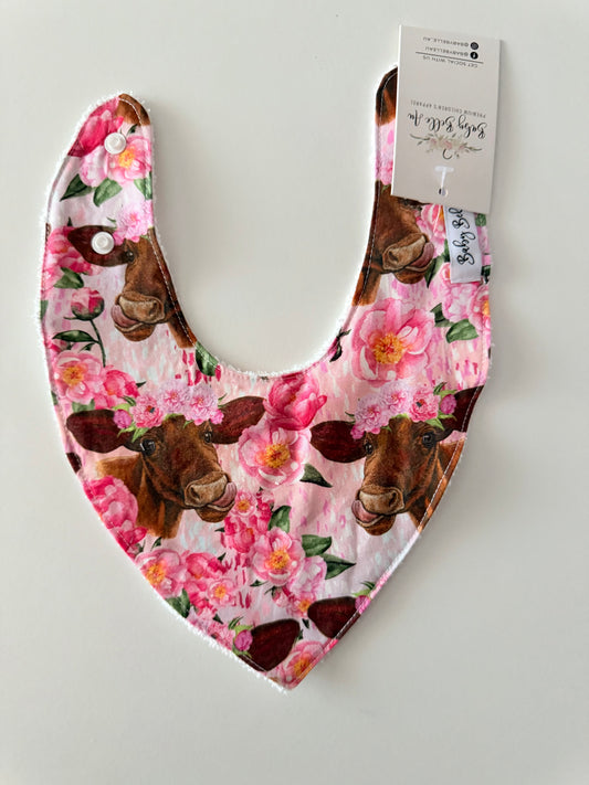 DRIBBLE BIB | COWS