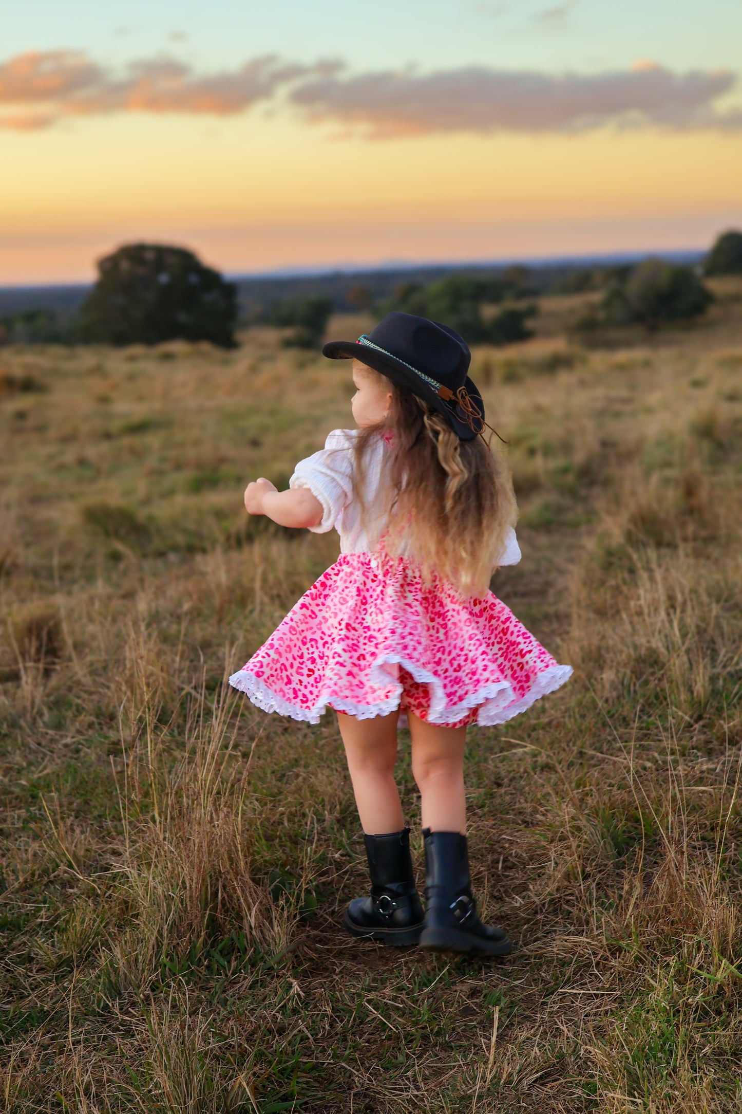 HEART SPINNY PINNY | PINK LEOPARD