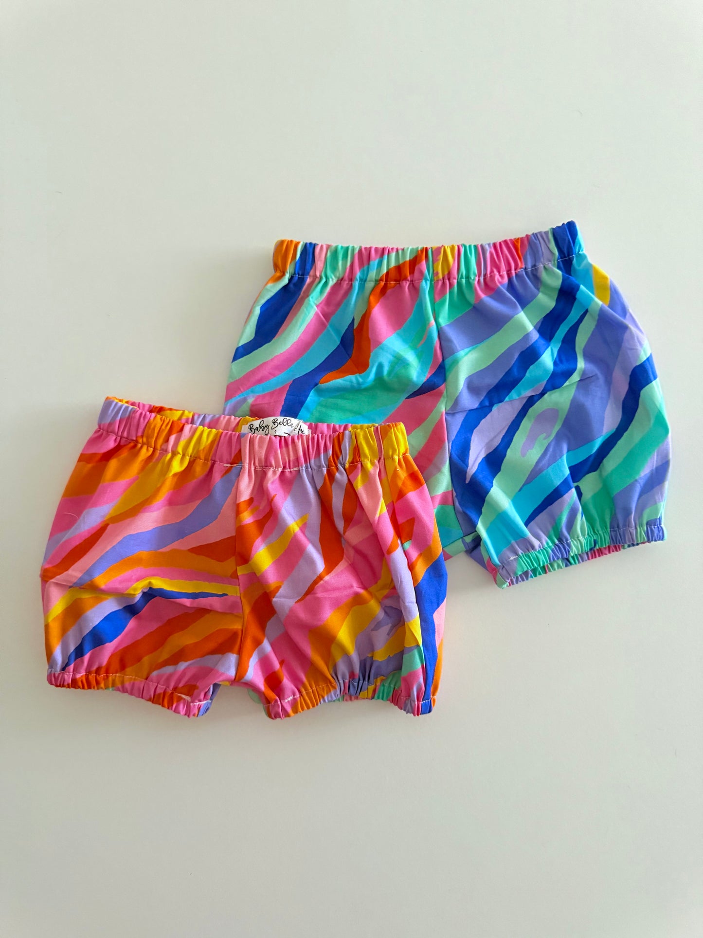 BUBBLE SHORTIES | COLOUR SPLASH |LIMITED