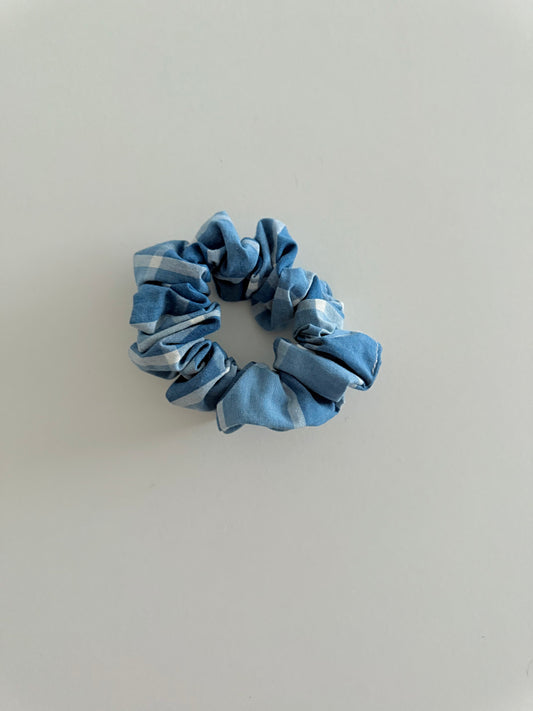 SCRUNCHIE | DENIM CHECK