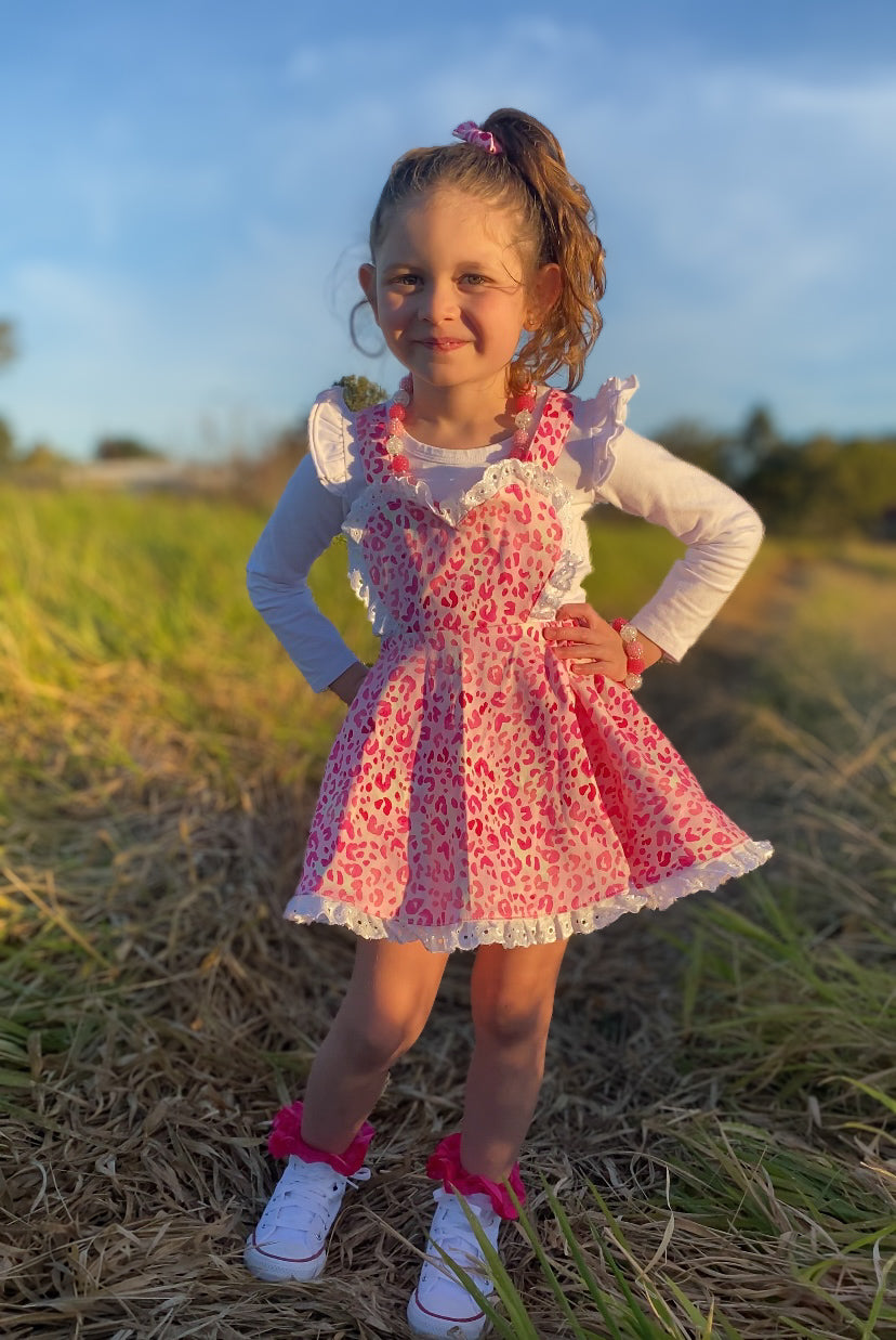 HEART SPINNY PINNY | PINK LEOPARD
