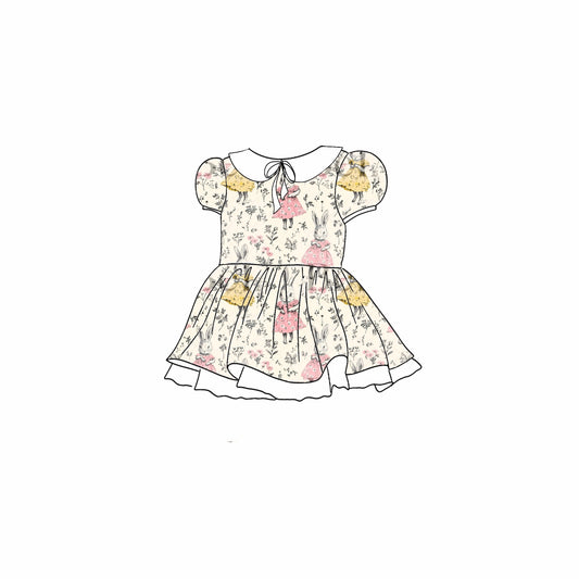 MINI VINTY DRESS | VINTAGE BUNNIES