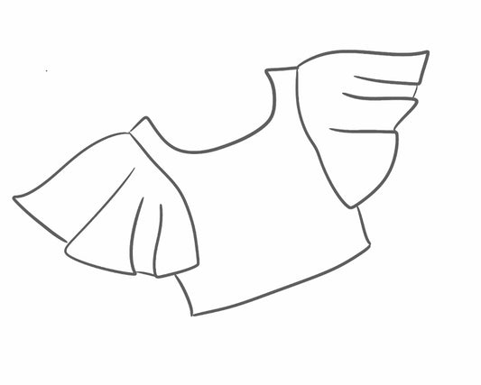 BUTTERFLY FLUTTER CROP | PREORDER