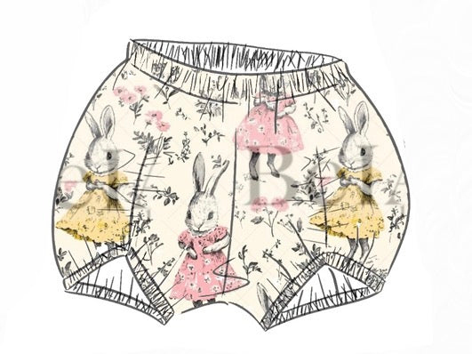 PUCKER SHORTIES | VINTAGE BUNNIES