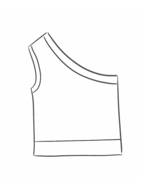 ONE SHOULDER TOP | PREORDER