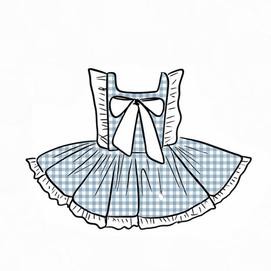 SPINNY MINI PINNY | BLUE GINGHAM
