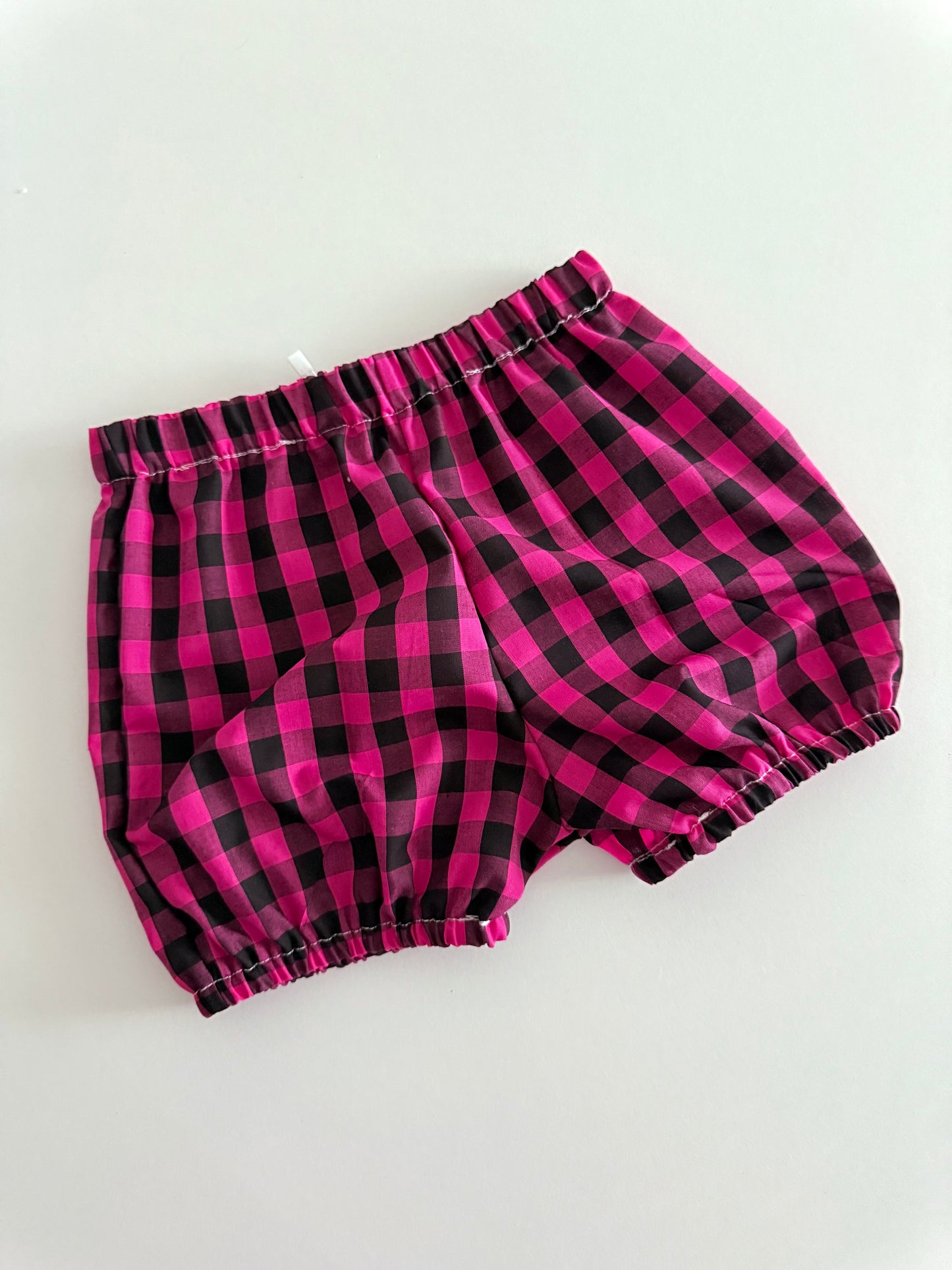 BUBBLE SHORTIES | PINK GINGHAM |LIMITED