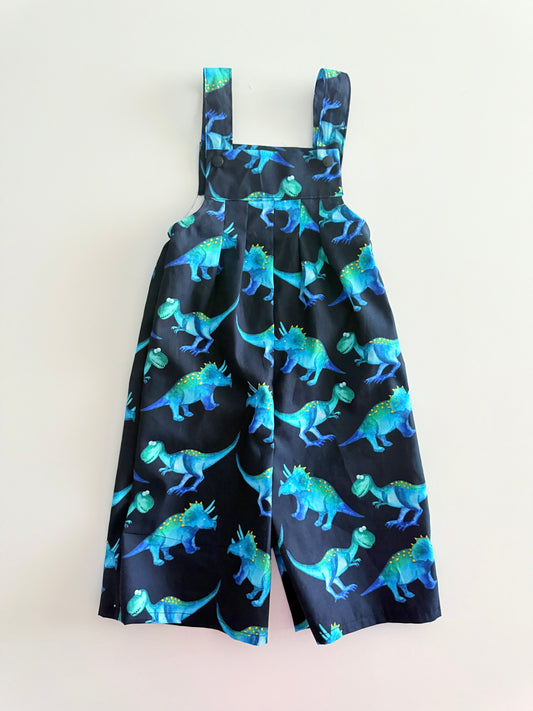 VINTY SHORTALLS | BLUE DINOS