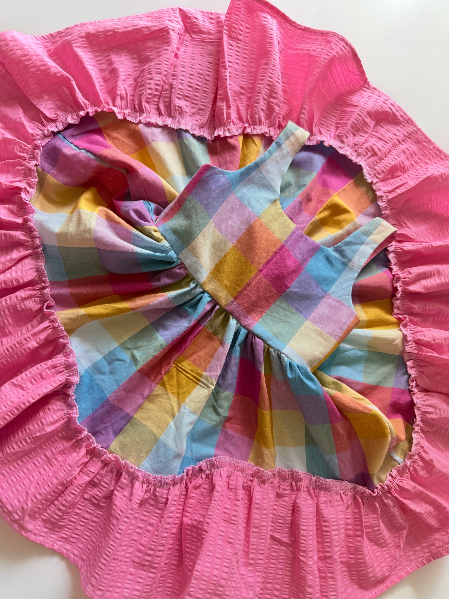 PINK GINGHAM DRESS | OOAK SIZE 4