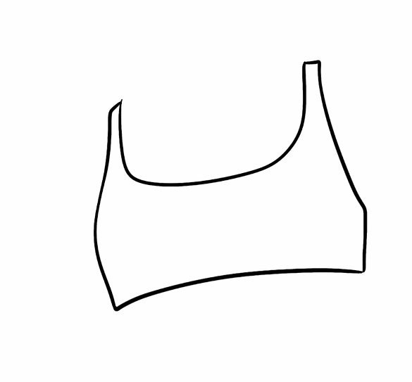 MAMA SCOOP NECK BIKINI TOP | PREORDER