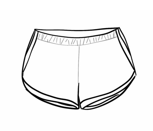 RETRO COZY SHORTS | LEMON