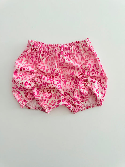 PUCKER SHORTIES | PINK LEOPARD