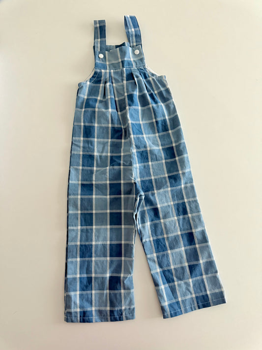 VINTY OVERALLS | DENIM CHECK