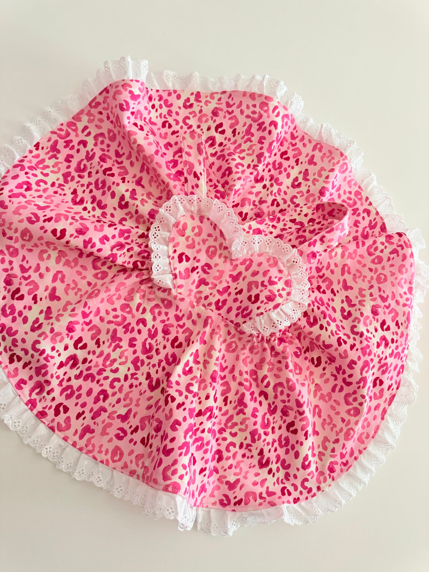 HEART SPINNY PINNY | PINK LEOPARD