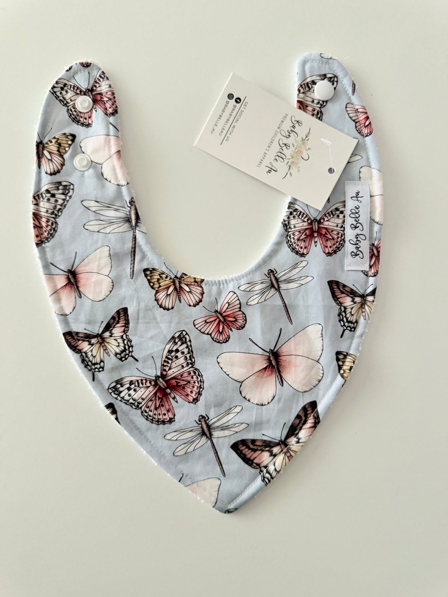 DRIBBLE BIB | BUTTERFLIES