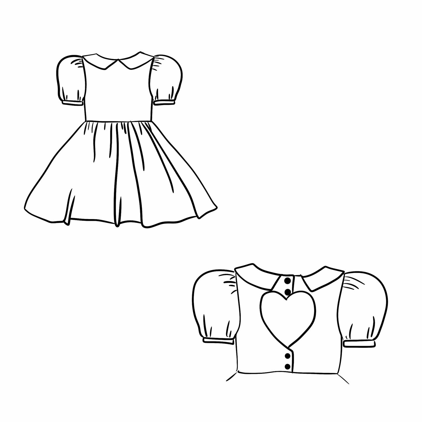HEART BACK DRESS | CHRISTMAS