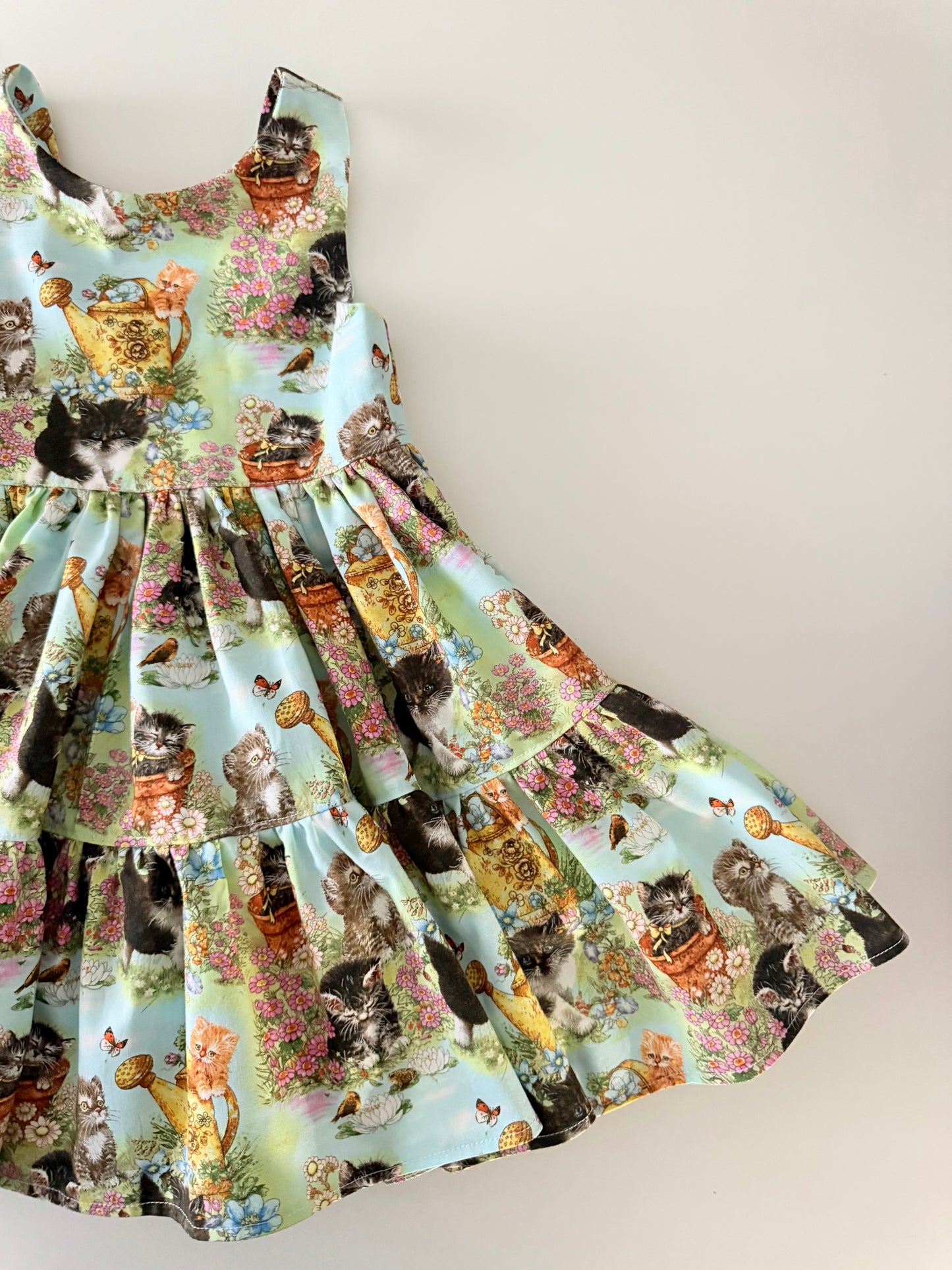 TIERED SCOOP DRESS | OOAK SIZE 4