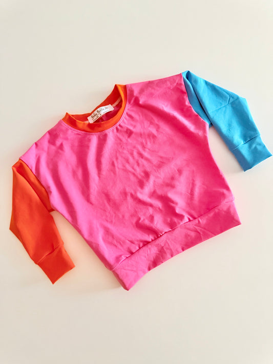 MAMA LIGHT JUMPER | PINK BLOCK