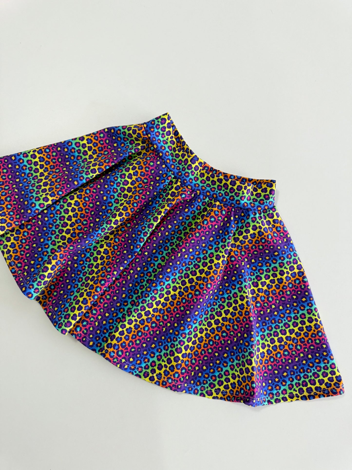 SKORT | RAINBOW LEOPARD