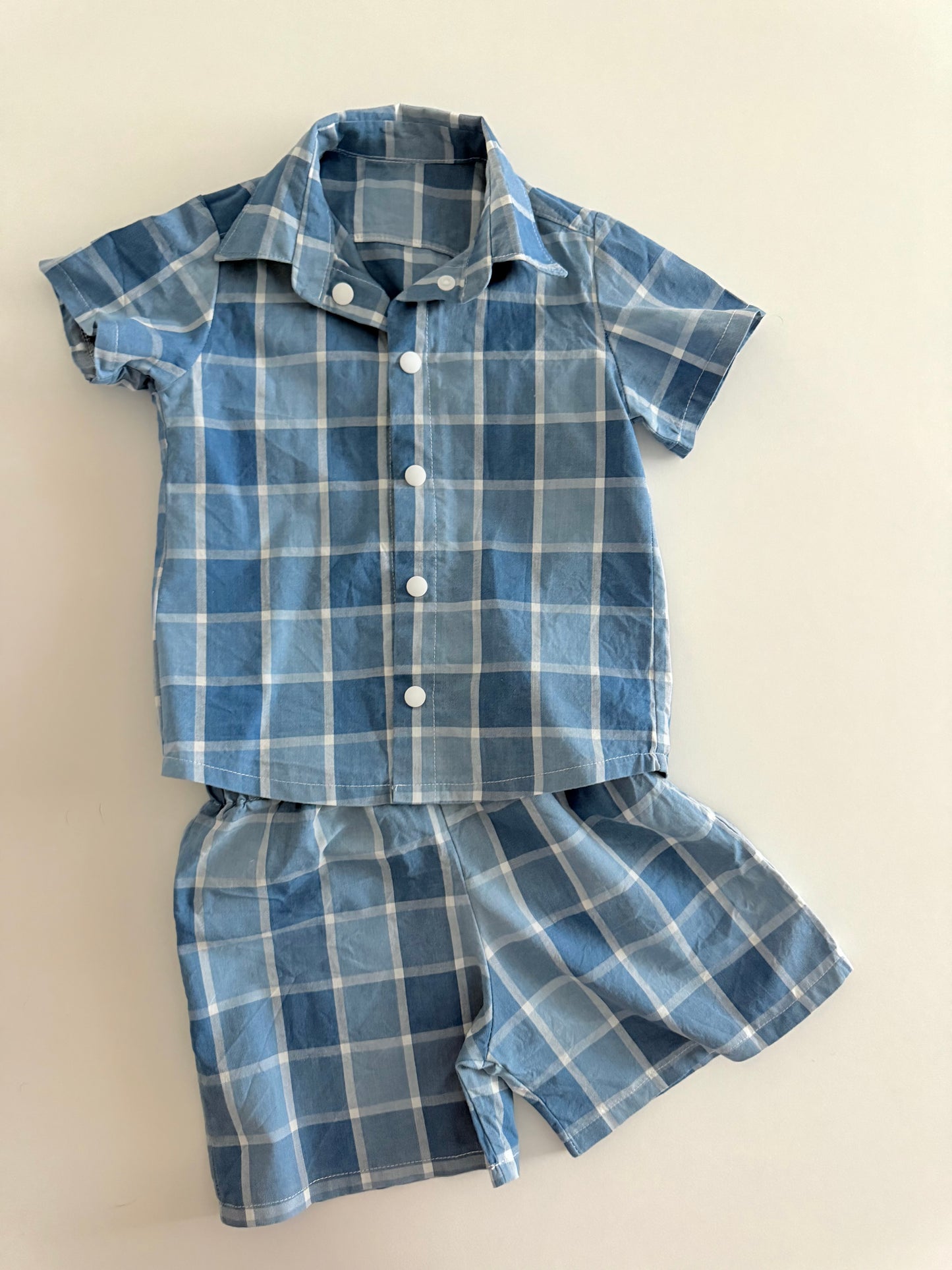 SNAP SHIRT | DENIM CHECK