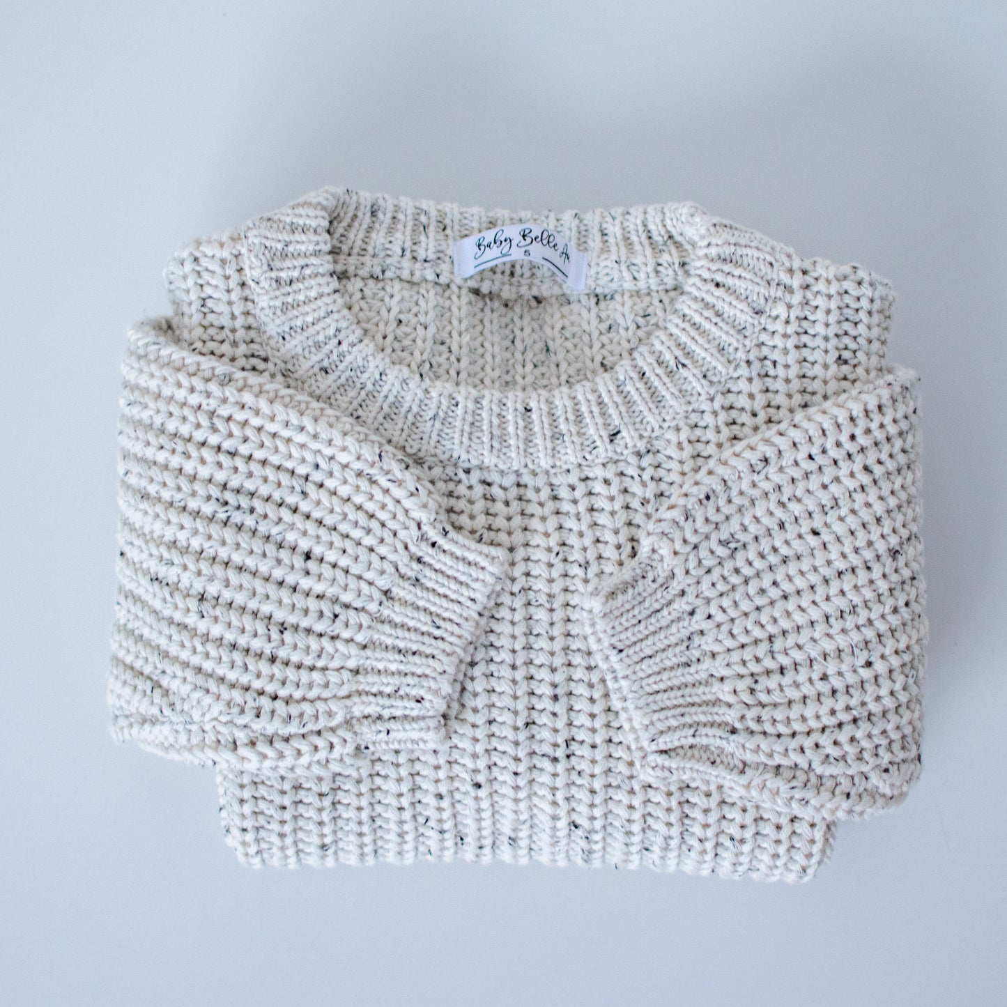 KNIT JUMPER | OFF WHITE SPECKLE