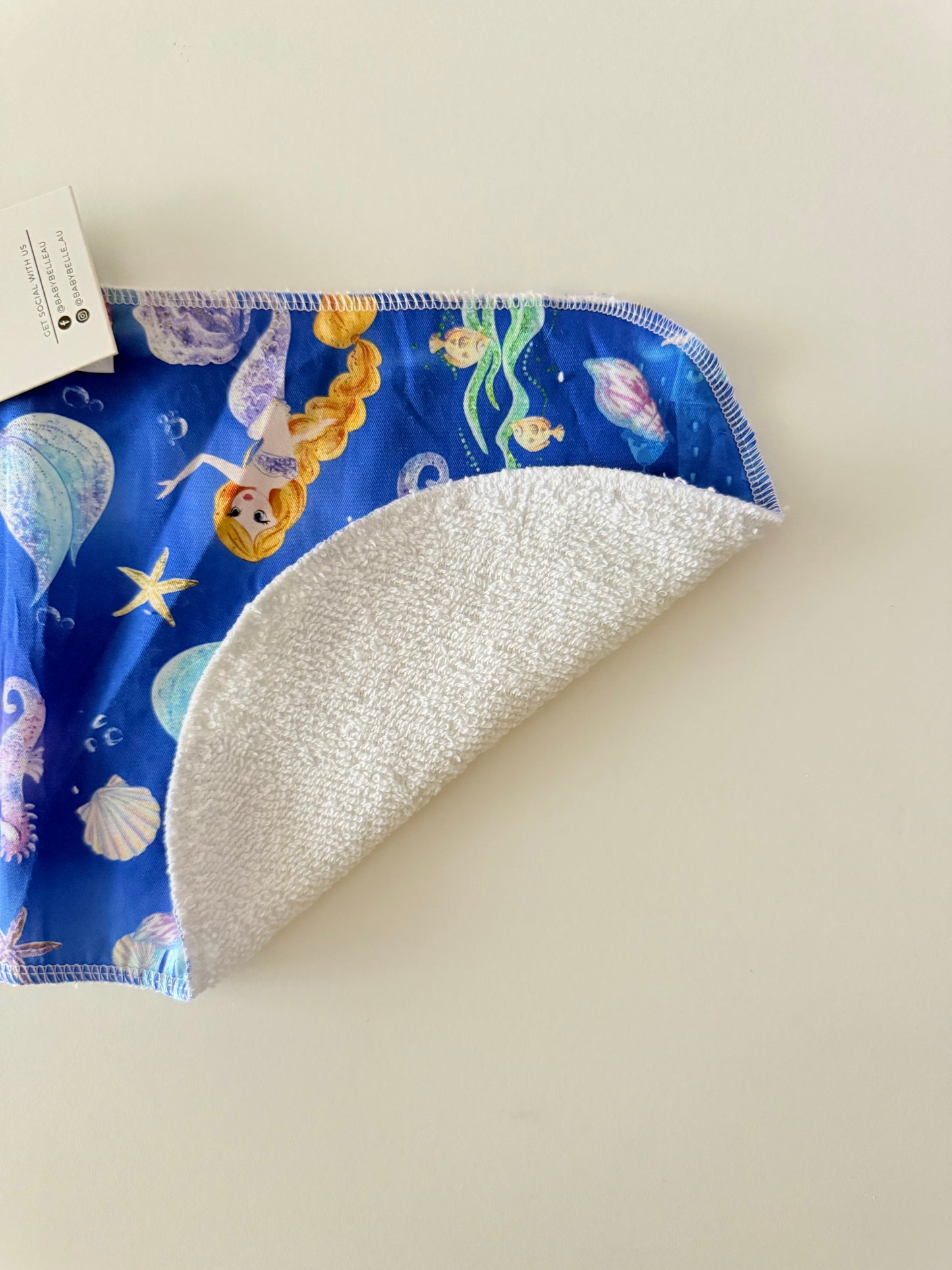BURP CLOTH | SEA PRINCESSES